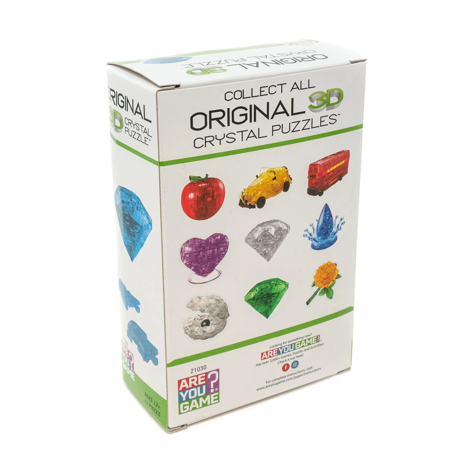 3D Crystal Puzzle - Gem (Topaz): 43 Pcs
