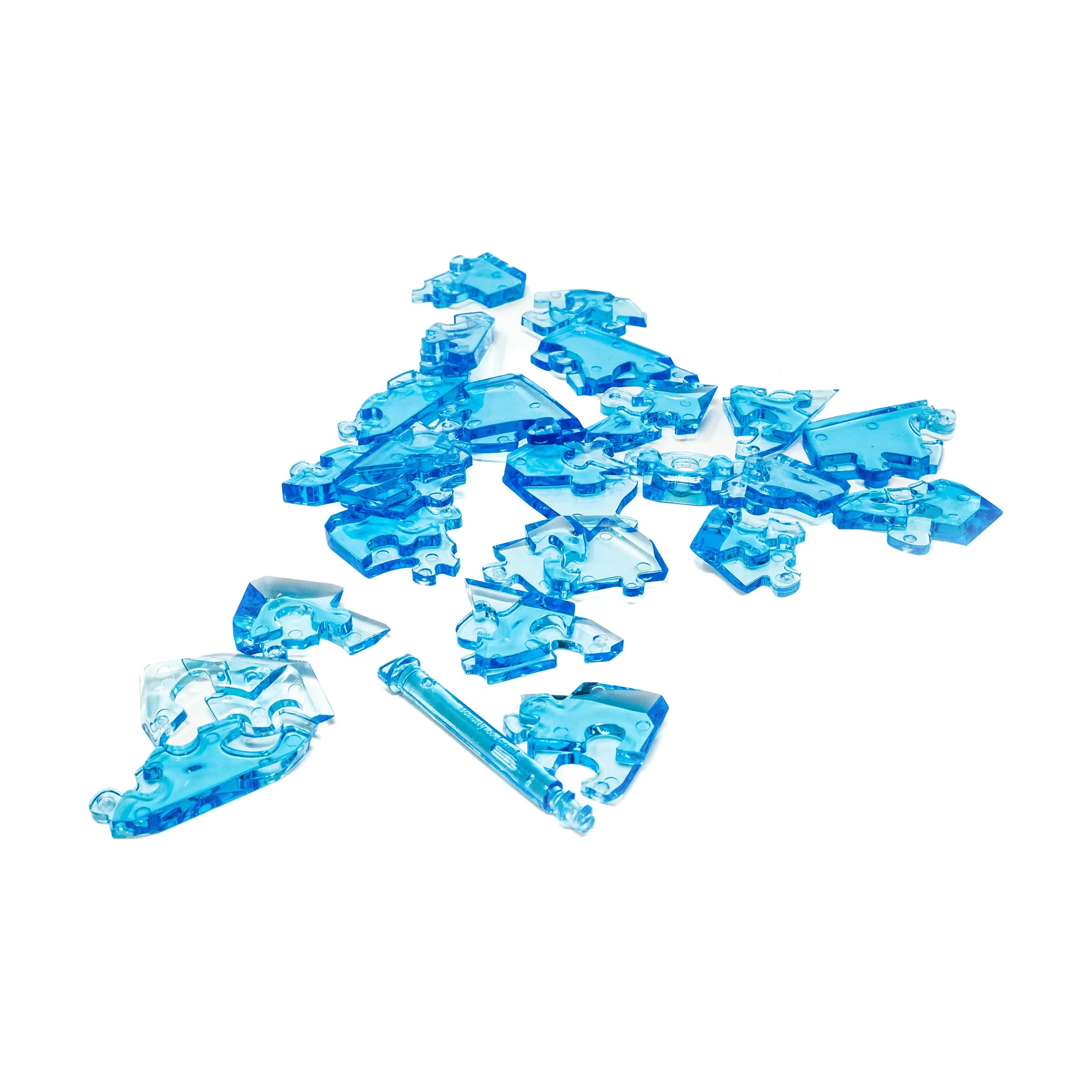3D Crystal Puzzle - Gem (Topaz): 43 Pcs