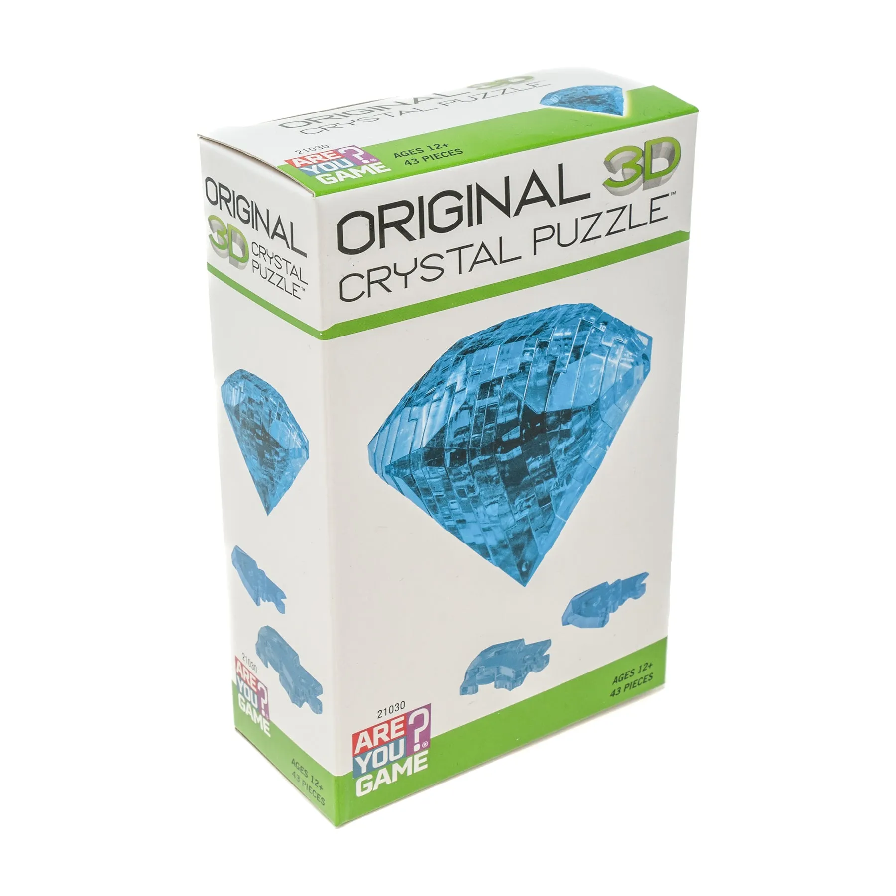 3D Crystal Puzzle - Gem (Topaz): 43 Pcs