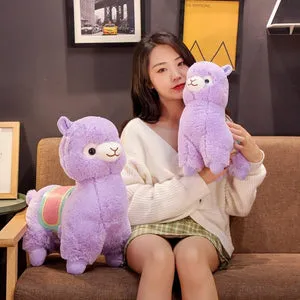 Adorable 3D Llama Stuffed Kawaii Animal Pillow Plushies
