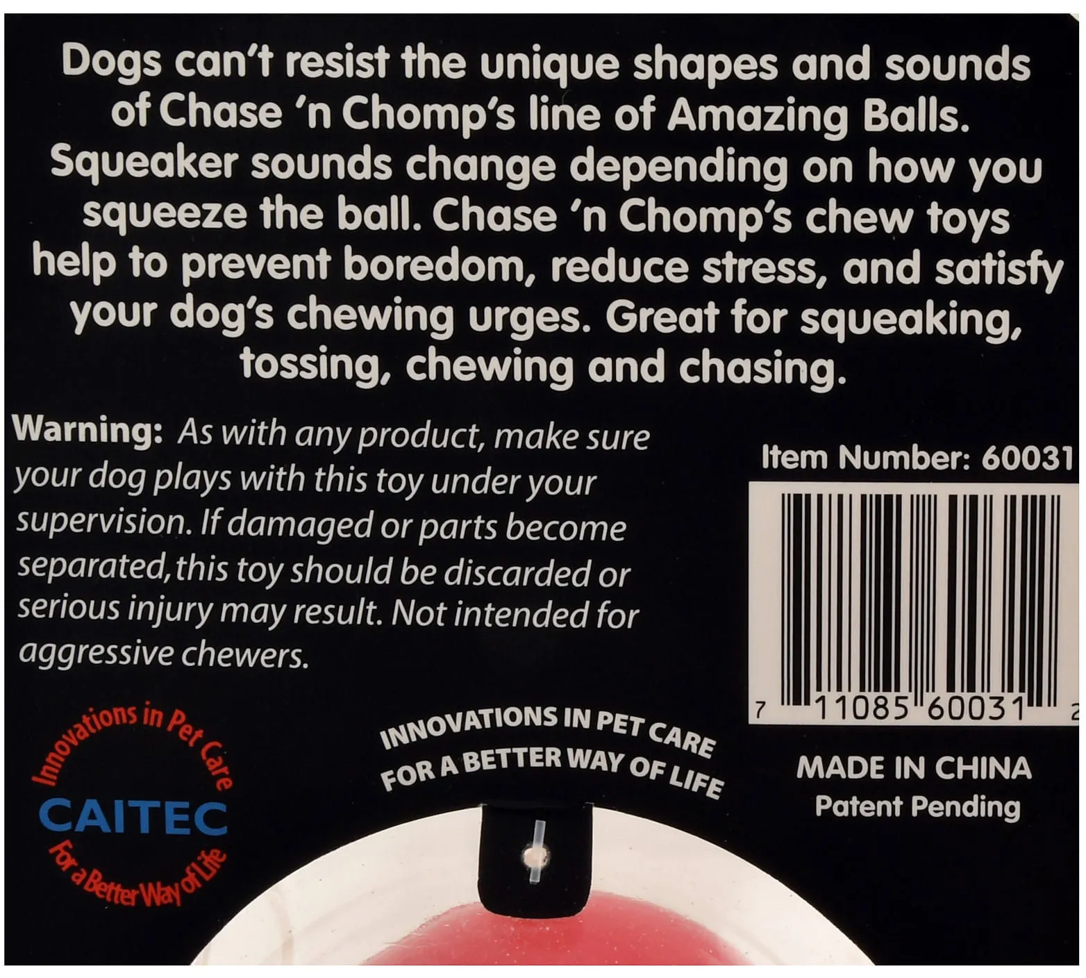 Amazing Squeaker Ball
