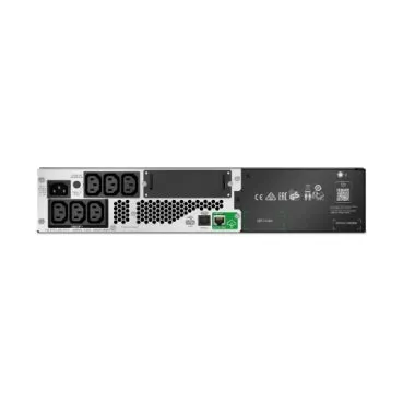 APC Smart-UPS, Line Interactive, 1000VA, Lithium-ion, Rack/Tower, 2U, 230V, 6x IEC C13 outlets, SmartConnect Port SmartSlot, Short Depth, AVR, LCD