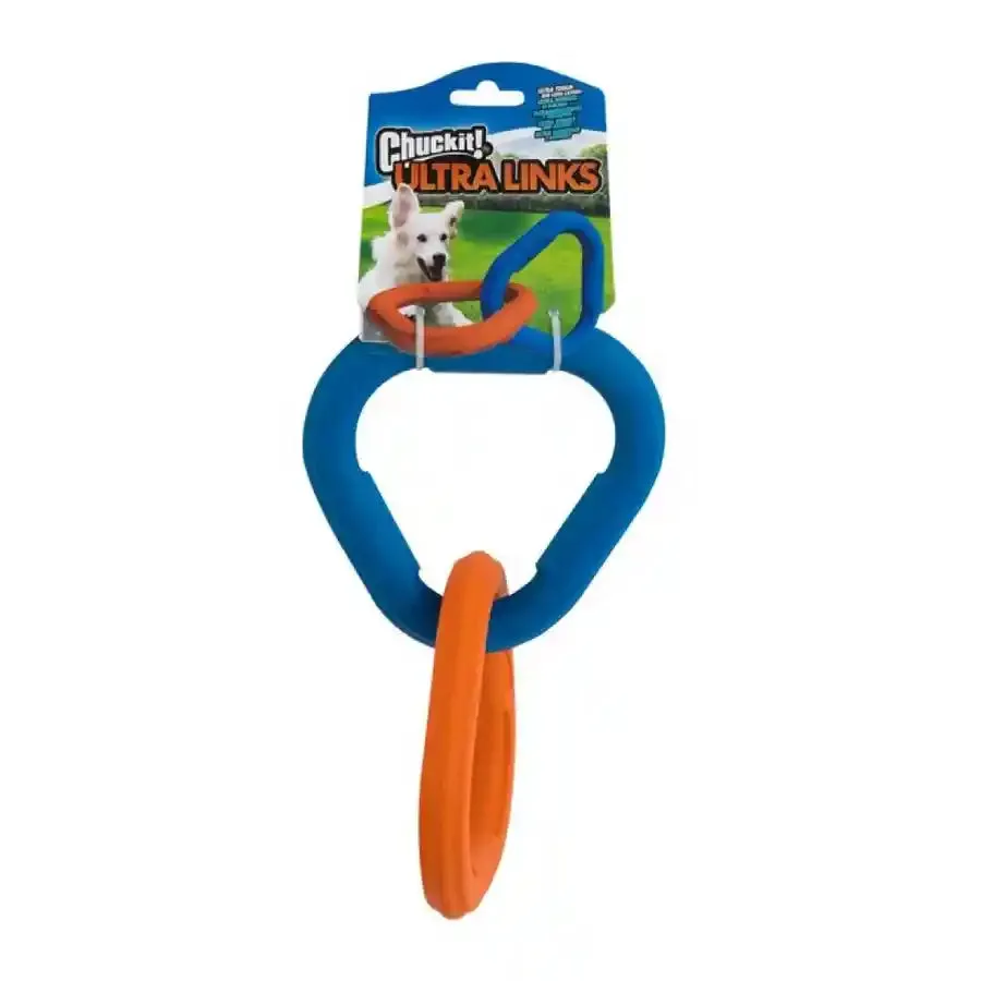 ChuckIt Ultra Links - Extra Durable Natural Rubber Rings for Dogs