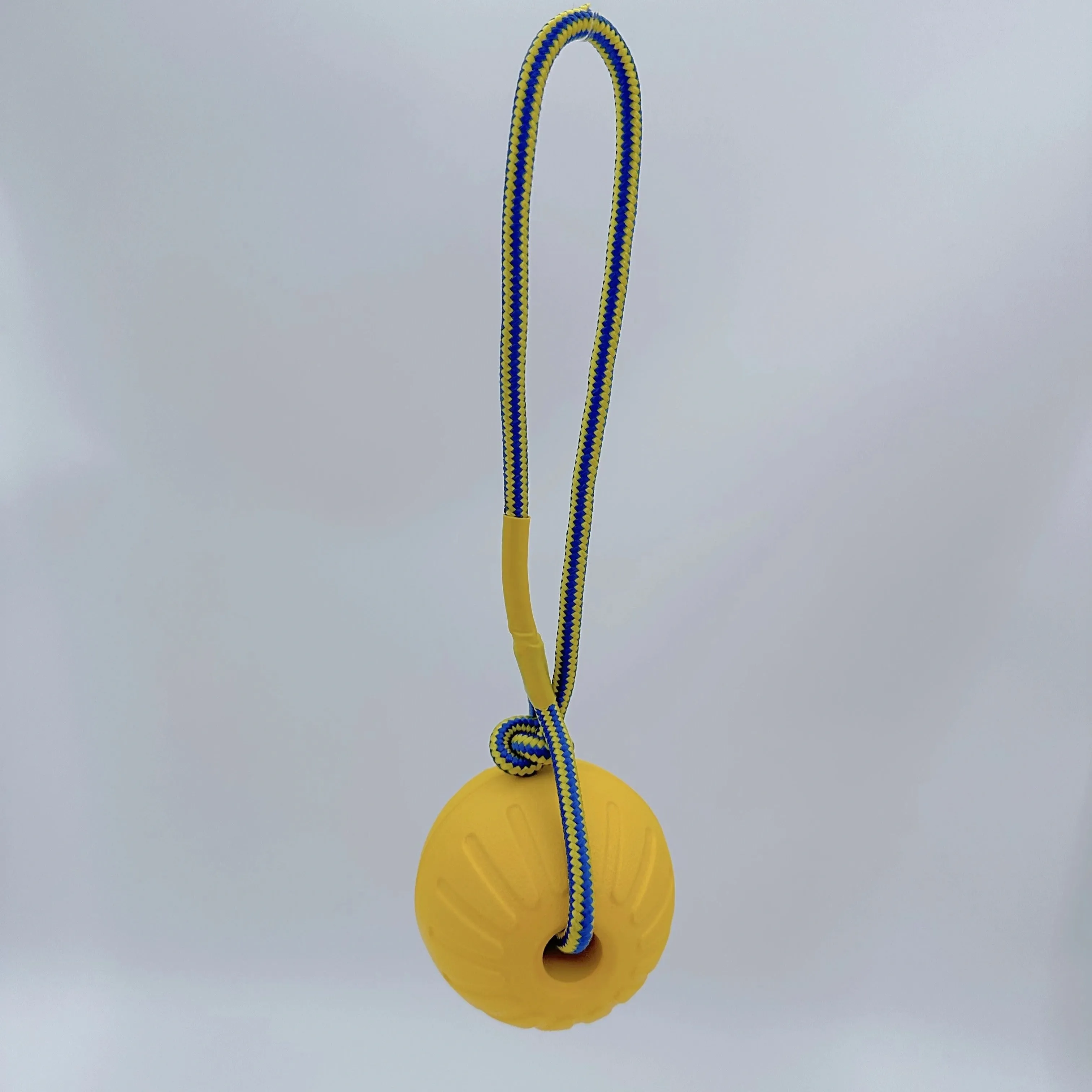 Durable Pet Training Toy Ball With Rope For Tug, Pull, And Chew - Perfect For Interactive Play And Dental Health