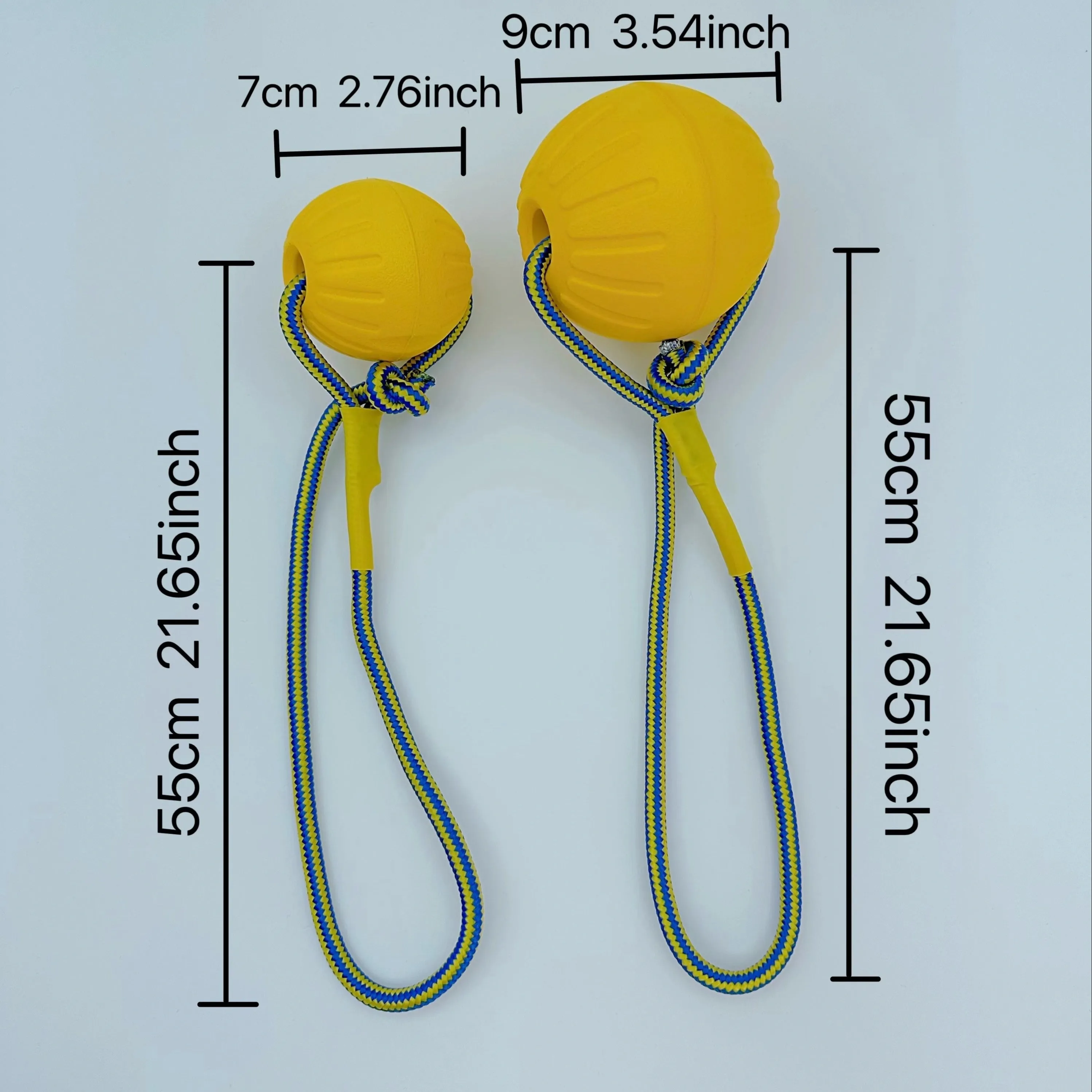 Durable Pet Training Toy Ball With Rope For Tug, Pull, And Chew - Perfect For Interactive Play And Dental Health