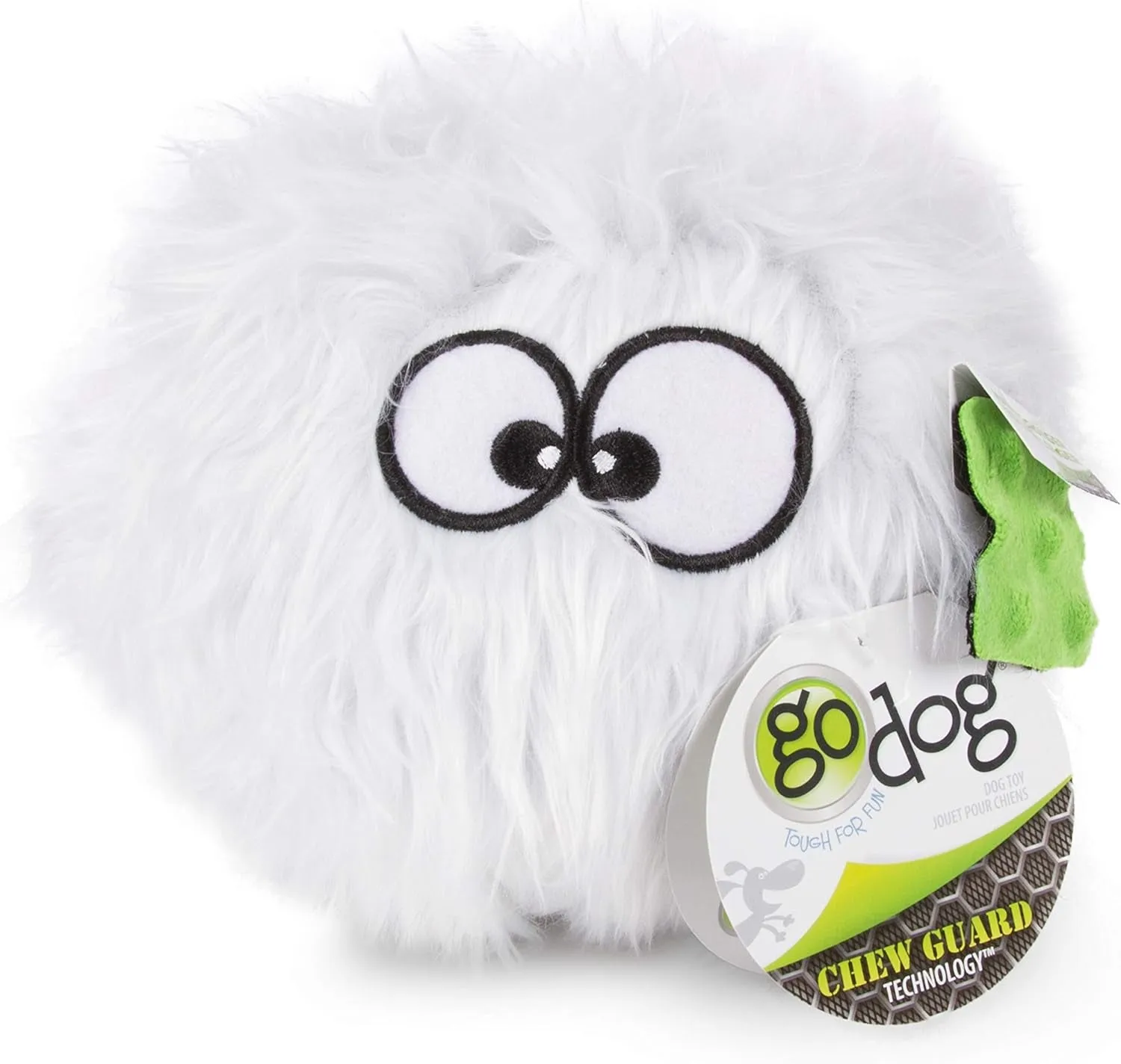 Furballz Squeaky Plush Ball Dog