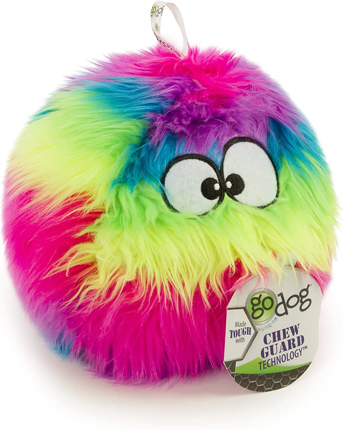 Furballz Squeaky Plush Ball Dog