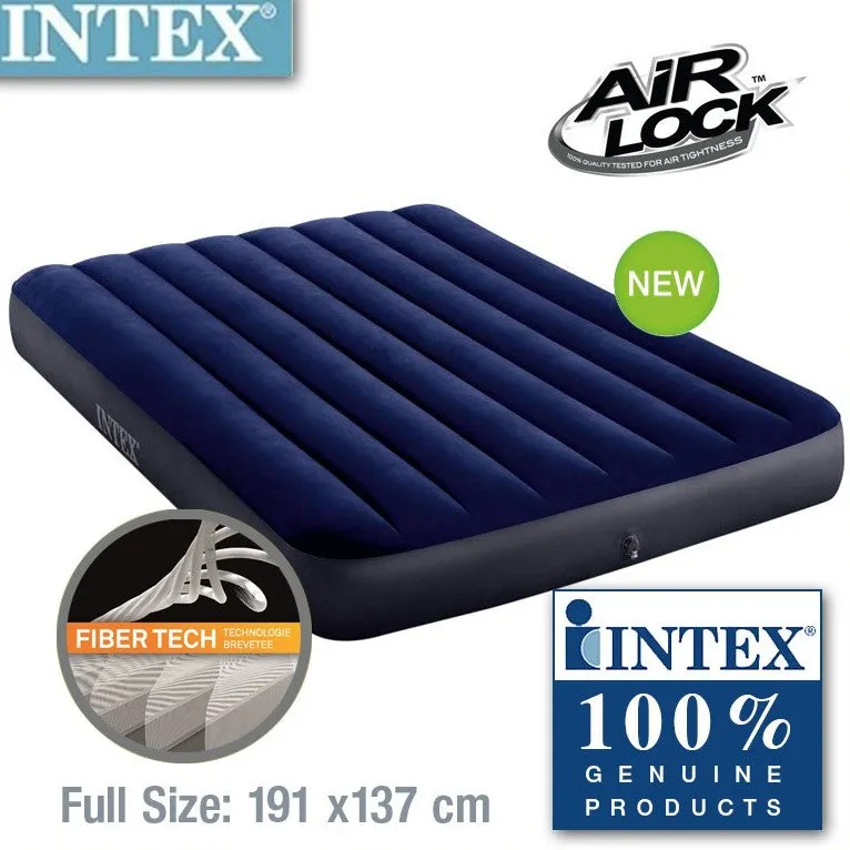 INTEX Dura Beam Standard Classic Air Bed ( 152x203x25cm )