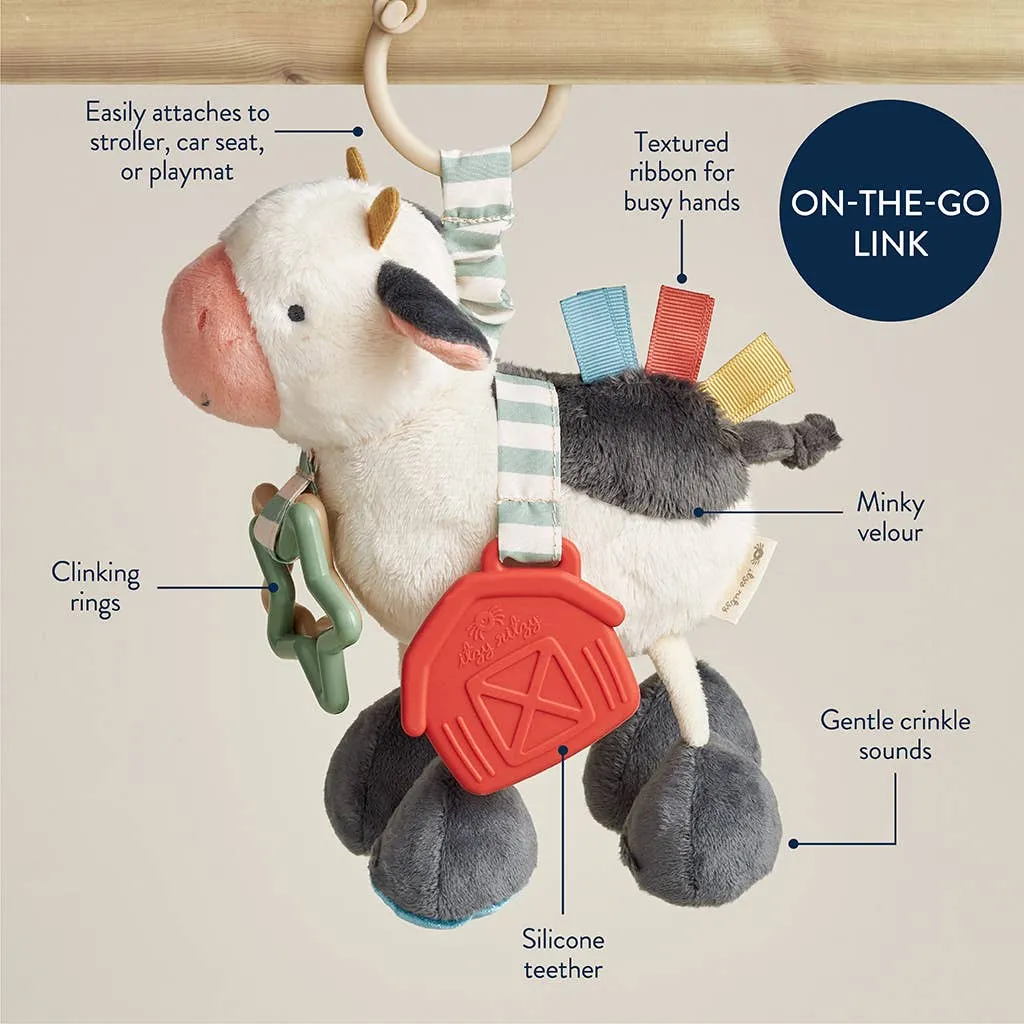 Itzy Friends Link & Love Activity Plush: Cow