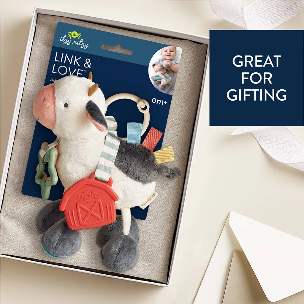 Itzy Friends Link & Love Activity Plush: Cow