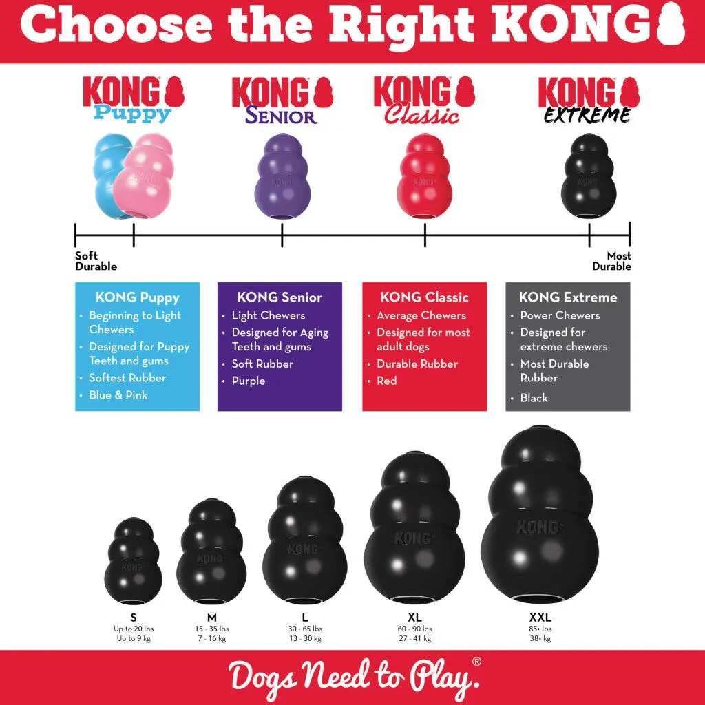 Kong Extreme Fetch & Chew Dog Toy for Aggressive Dogs
