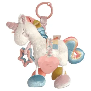 Link & Love Unicorn Activity Plush with Teether Toy