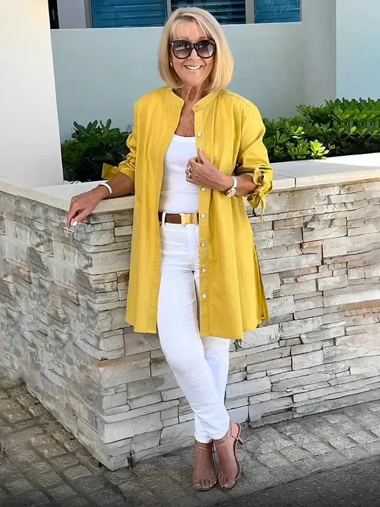 Nancy | Lightweight Shirt Jacket