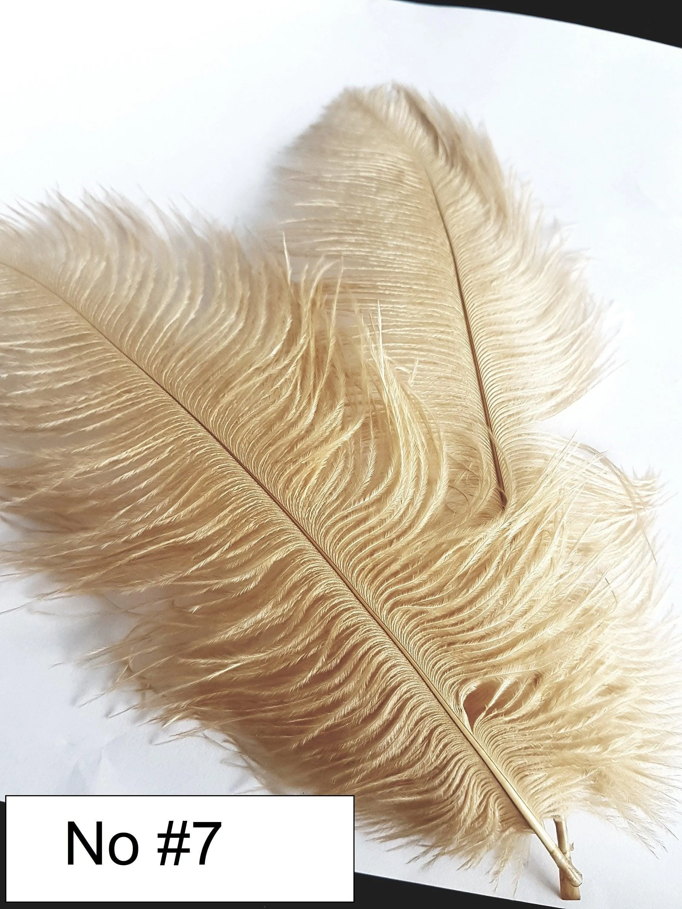Ostrich Feather MINI Fan Bridesmaid bouquet - Feather hand fan Bouquet Great Gatsby wedding style 1920's -size 8"-10"