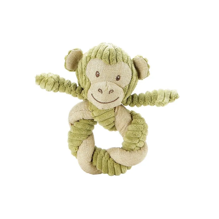 Petique, Hemp Monkey Twist Dog Toy