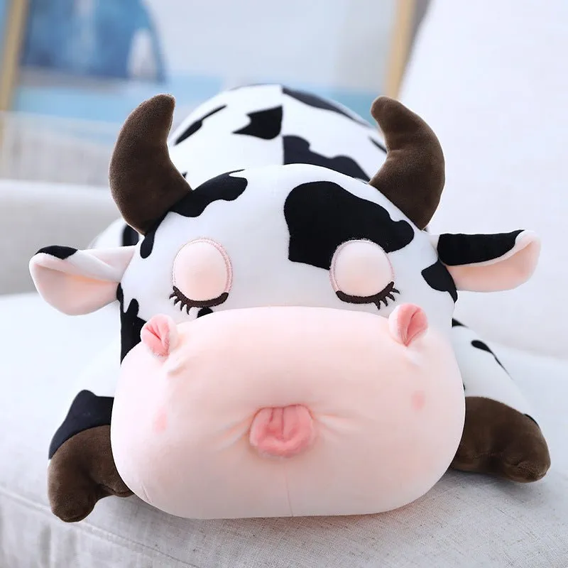 Plush Cow Comfortable Pillow Toy
