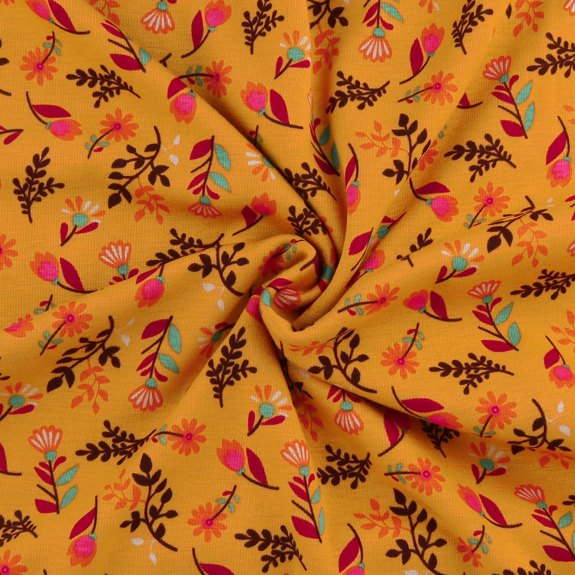 Printed Alpine Fleece - LADYBUG - Orange