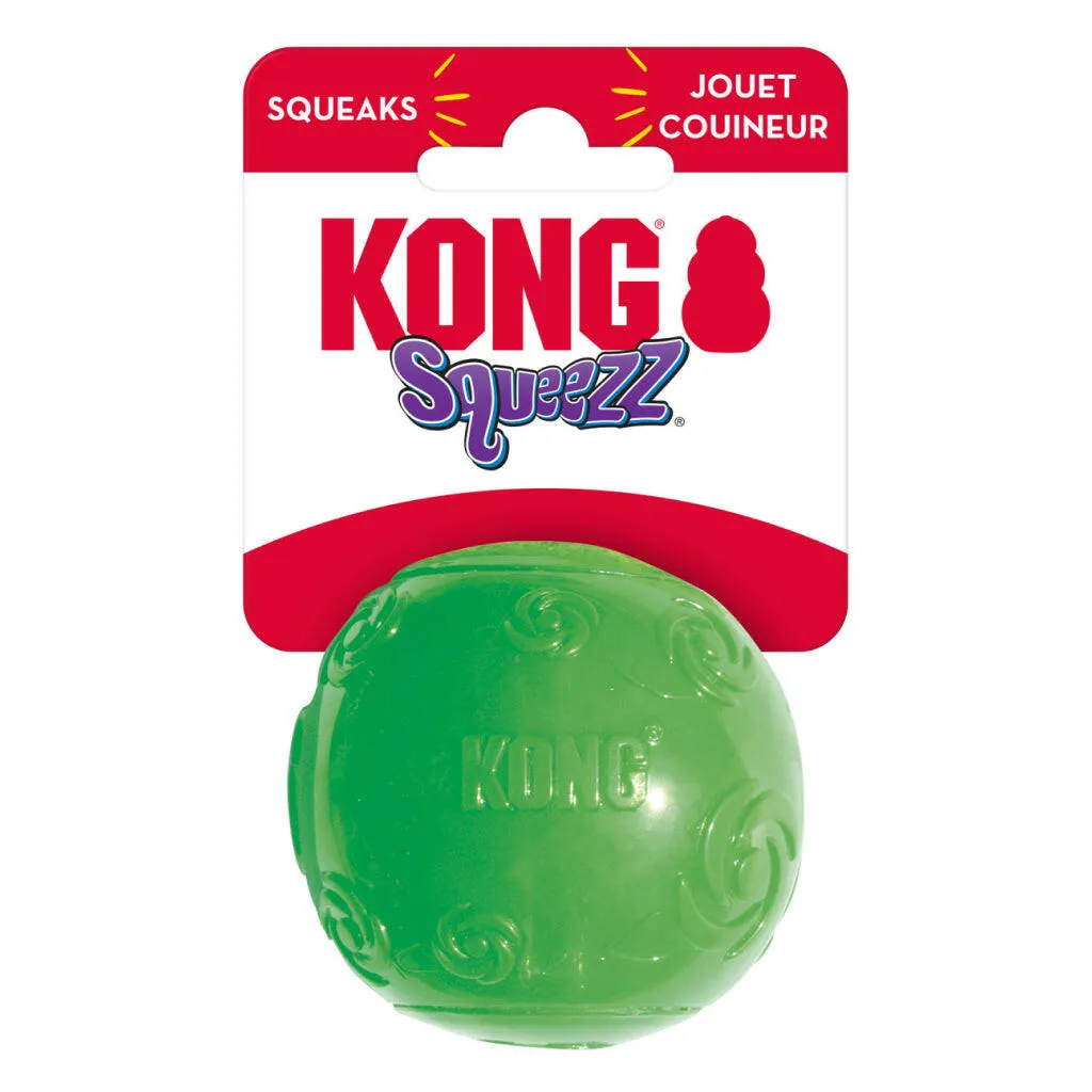 Shop Kong Squeezz Ball Dog Toy For Chewing - HardyPaw