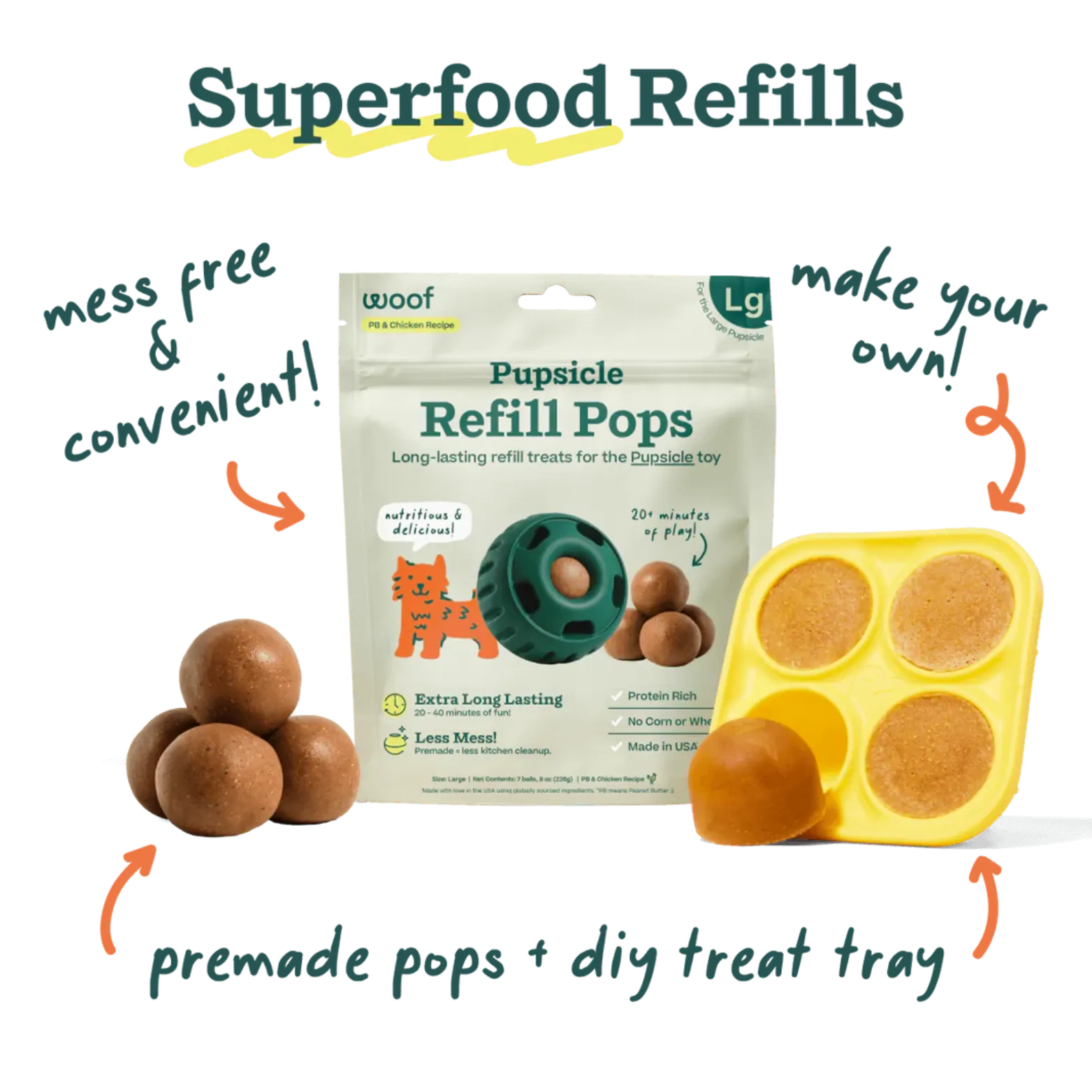 Woof Pet Pupsicle Holiday Dog Toy
